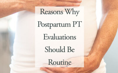 5 Reasons Why a Postpartum Physical Therapy Evaluation Should Be Routine